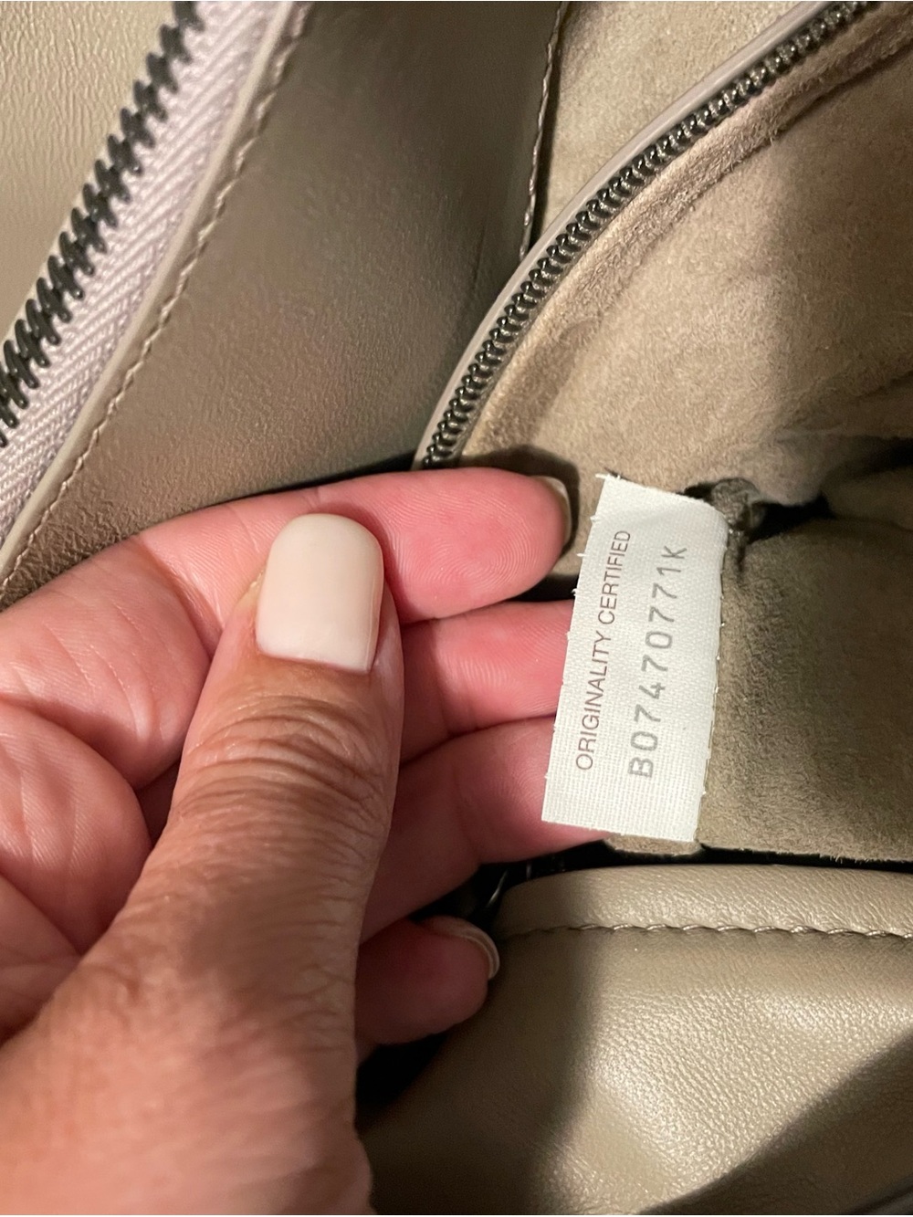 Bottega Veneta Taupe and Black Intrecciato Shoulder Tote - Picture 7 of 7